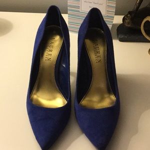Ralph Lauren Royal blue heels